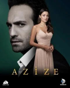   Plakat av Hande Ercel's television show Azize