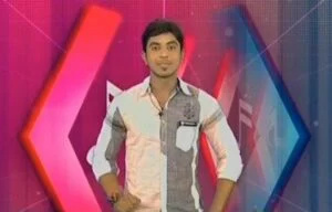   Mohammed Azeem verankert een show op Sun TV