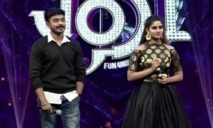   Mohammed Azeem und Shivani Narayanan in der Dance-Reality-Show Jodi Number One: Fun Unlimited