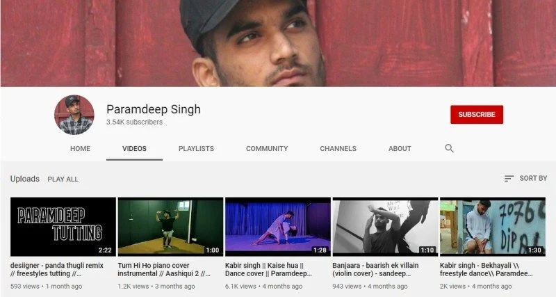   Paramdeep Singh's Youtube Channel