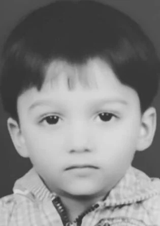   Una foto d'infanzia di Mohammad Faiz