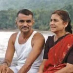   Prakash Amte dengan istrinya