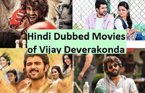 Liste over hindi-dubbede filmer av Vijay Deverakonda