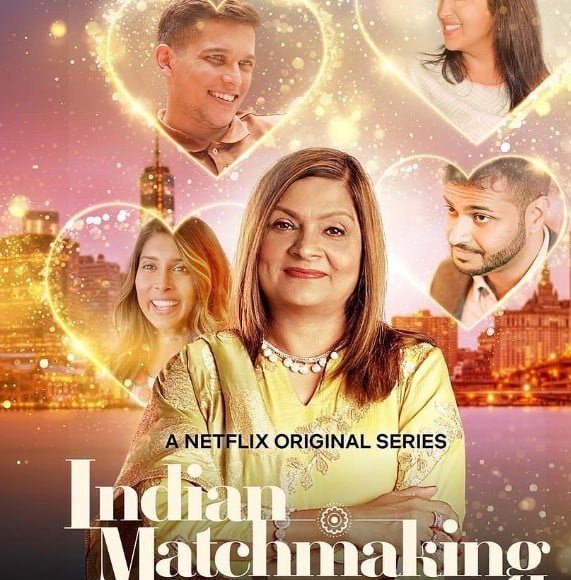   Надя Джагесар на плаката на Indian Matchmaking