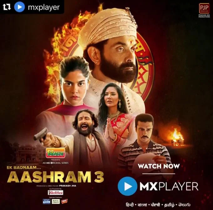 Aashram 3 sezonas (MX Player) aktoriai, aktoriai ir komanda