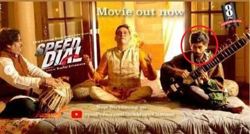  Aayushmaan Srivastava sa poster ng pelikula'Speed Dial'