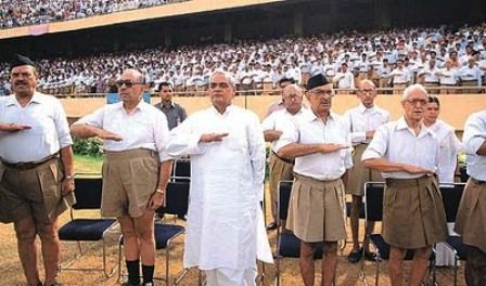 Atal Bihari Vajpayee vierailee RSS-työpajassa
