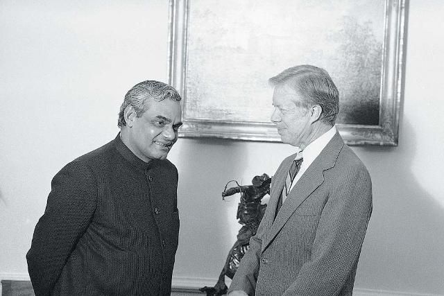 Atal Bihari Vajpayee koos Jimmy Carteriga