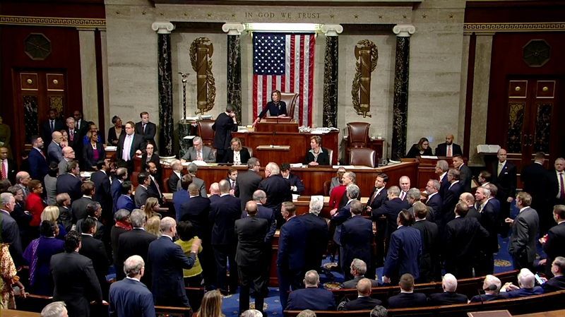 Hạ viện bỏ phiếu cho việc luận tội Donald Trump