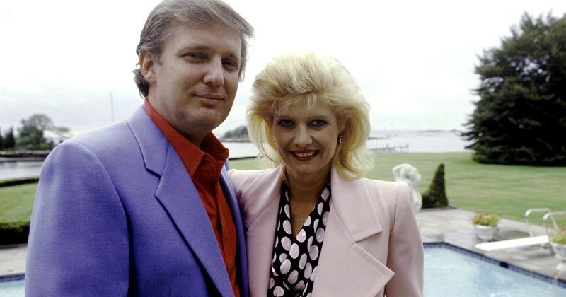 Donald Trump ja Ivana Zelníčková