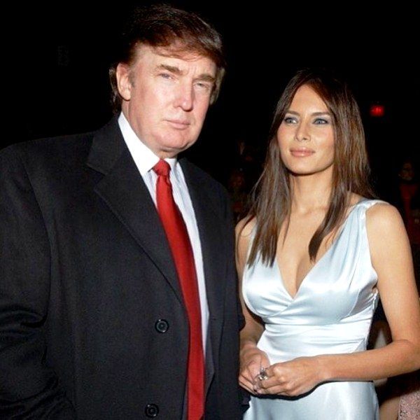 Donald Trump với Melania Knauss