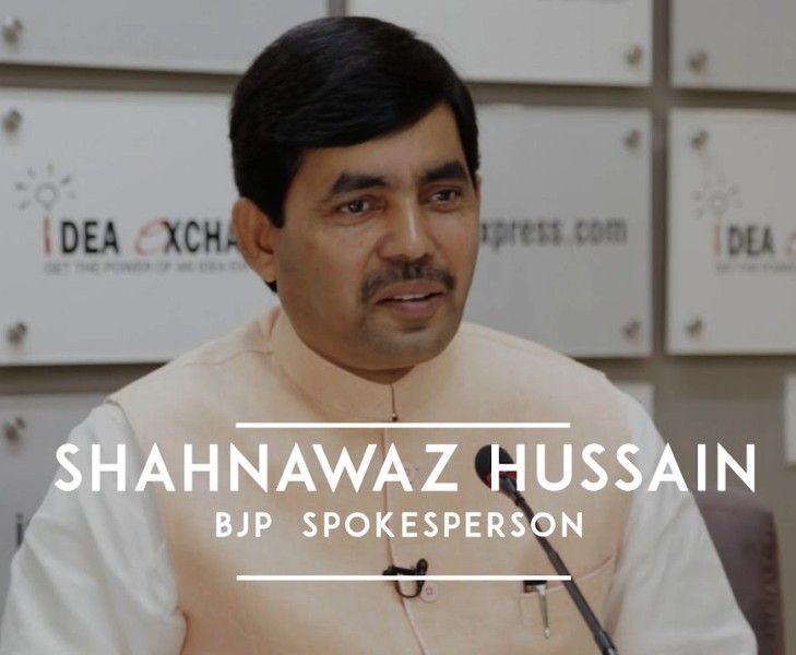 Shahnawaz Hussain kot tiskovna predstavnica BJP