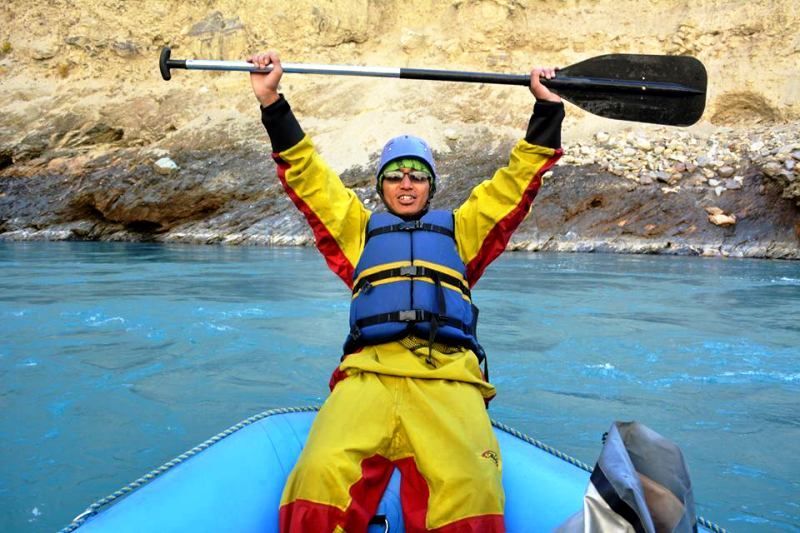 Rafting amb el riu Jamyang Tsering Namgyal