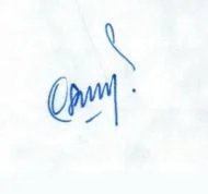   একনাথ শিন্ডে's Signature