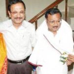 M. K. Tamilarasu, kardeşi M. K. Alagiri ile