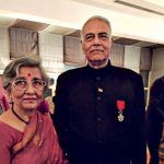 Yashwant Sinha koos oma naise Nilima Sinhaga
