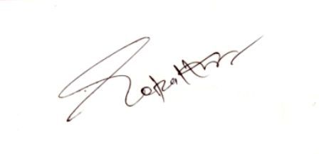Signature de Gopal Kanda