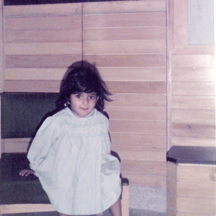Bansuri Swaraj em sua infância