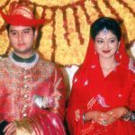 그의 아내와 Jyotiraditya Scindia