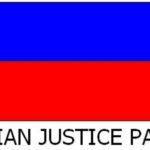 Indiai igazságügyi párt zászló