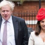 Boris Johnson con su segunda esposa