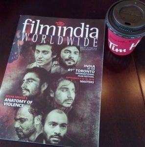 FilmIndiaMagazineの表紙を飾るジャギートサンドゥ