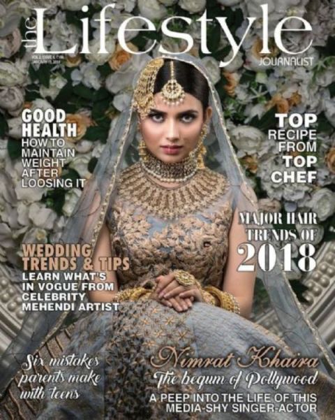 Nimrat Khaira a la portada de la revista Lifestyle