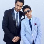 Harbhajan Mann with his son Mehar Inder Singh Mann