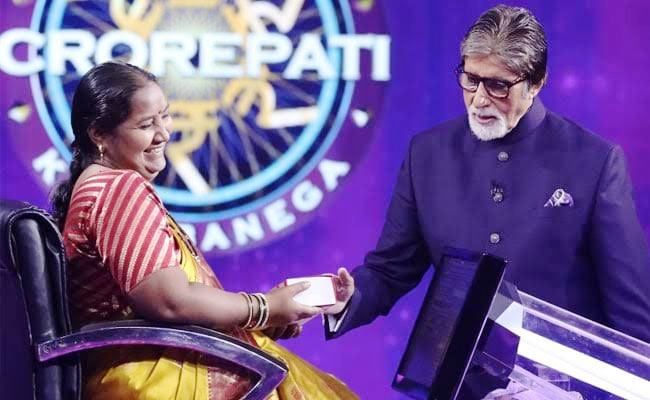 Babita Tade with Amitabh Bachchan