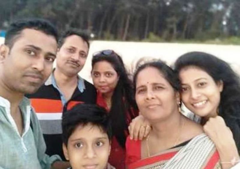 Nidhi Kumari Prasad with Her Family