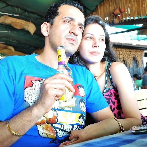Harmeet Singh koos oma naisega