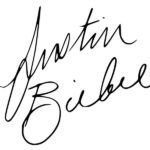 Assinatura de Justin Bieber