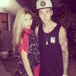 Justin Bieber avec son ex-petite amie Chantel Jeffries