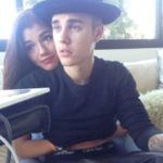 Justin Bieber com sua ex-namorada Alyssa Arce