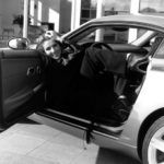 Céline Dion dans sa voiture Chrysler