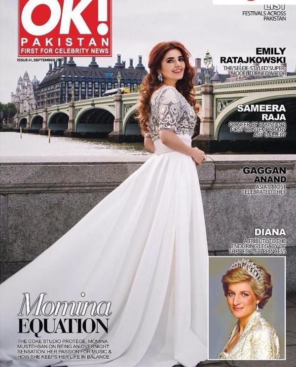 Momina Mustehsan en couverture du magazine OK