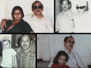 अपने माता-पिता के साथ जयश्री राव