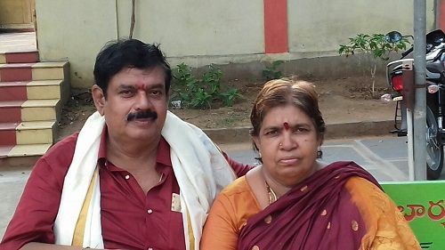 Гопараджу Рамана и его жена