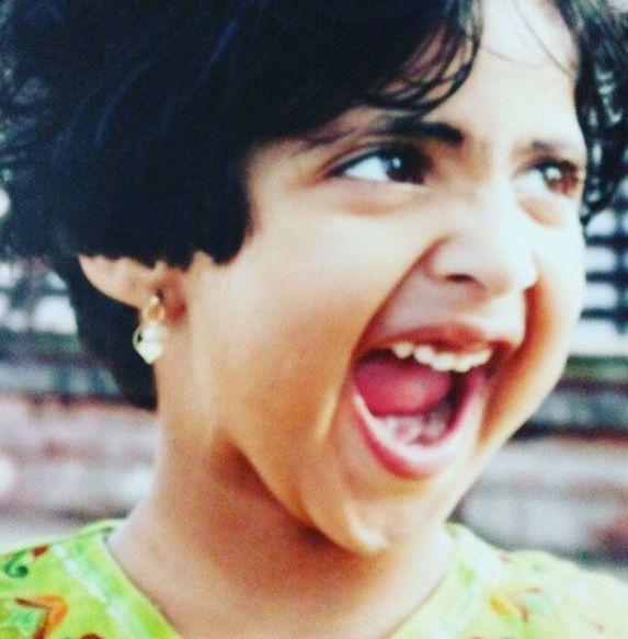 Nandana Varma durante l'infanzia