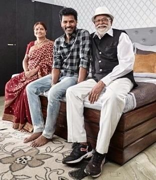 Prabhu Deva vanhempiensa kanssa