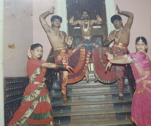 Amma Rajasekhar en un espectacle de dansa