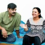 Achyuth Kumar med sin fru