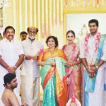 Foto de casamento de Vishagan Vanangamudi e Soundarya Rajinikanth