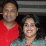 Ванита Виджайкумар със съпруга си Ананд Раджан