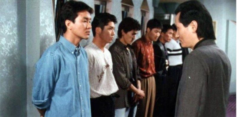 Song Kang-ho w scenie z Green Fish (1997)