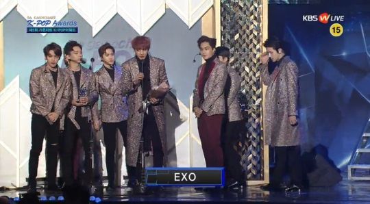 Exo erhält Gaon Chart Music Awards
