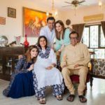 Sania Mirza mit ihrer Familie