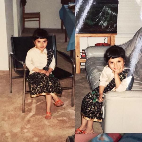 Sania Mirza in ihrer Kindheit