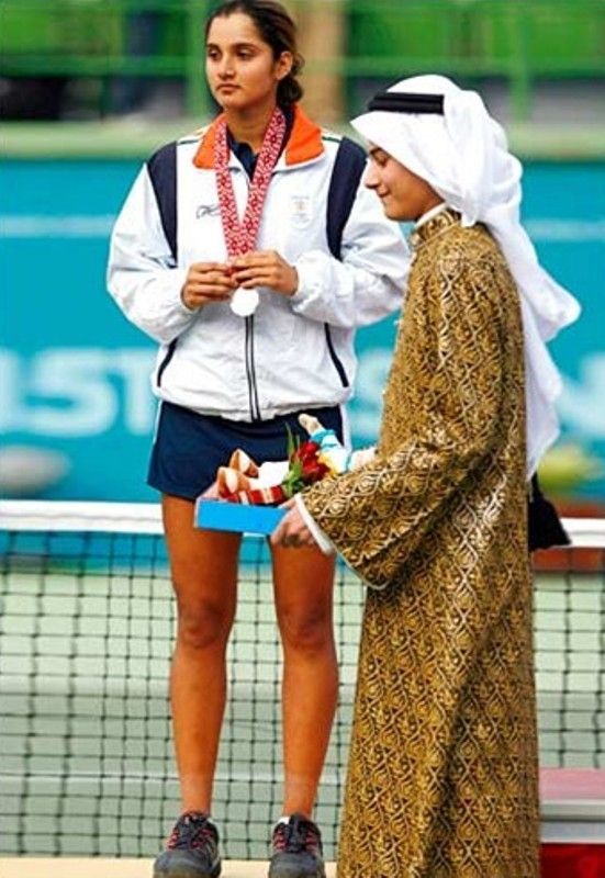 Sania Mirza bei den Asienspielen in Doha