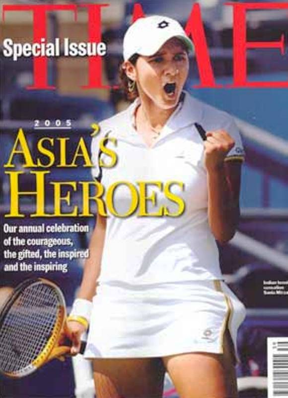 Sania Mirza Time dergisinin kapağında